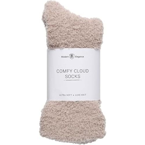 Modern Elegance Comfy Cloud Socks - Ultra-Soft Cozy Sleep Socks for Women & Men | Luxurious Fuzzy Fabric for All-Day Comfort & Warmth