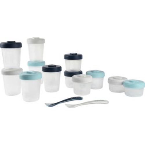 12-Piece Clip Portion Container & Spoon Set