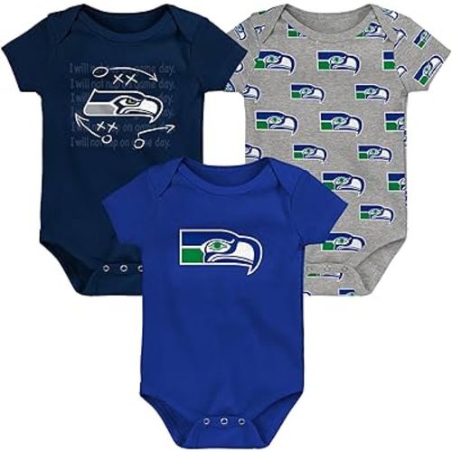 Outerstuff Newborn & Infant NFL Team Starter 3-Pack Bodysuit Set