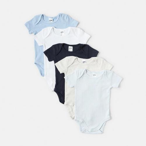 5 Pack Short Sleeve Bodysuits - Kmart
