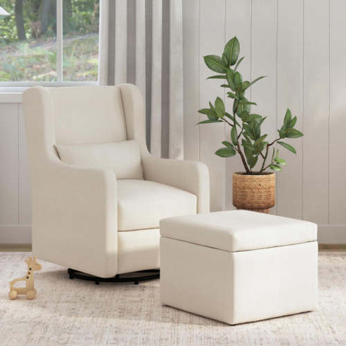 Adrian Swivel Glider with Storage Ottoman – DaVinci Baby