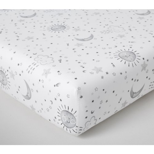 Organic Skye Crib Sheets | Pottery Barn Kids