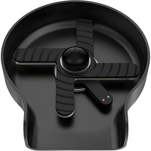 HGN Glass Rinser, Metal Cup Washer for Kitchen Sinks (Black)