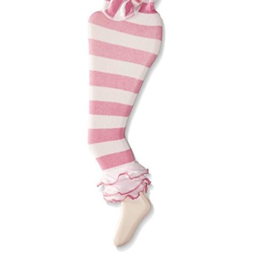 Jefferies Socks Baby-Girls Dot and Stripe Multi Ruffle Footless Tight