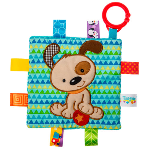 Taggies Crinkle Me Brother Puppy – 6×6″ - Mary Meyer Stuffed Toys