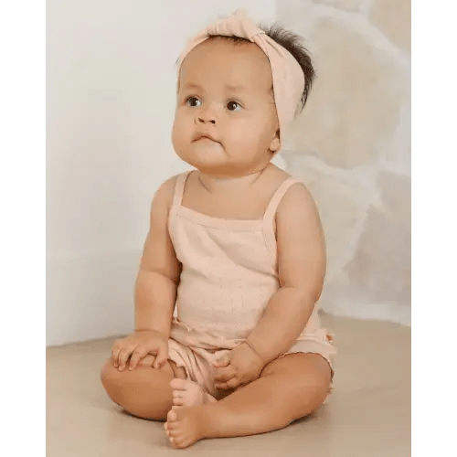 POINTELLE TANK + SHORTIE SET | 6-12 months