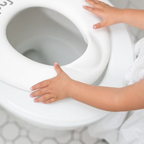 Puj Easy Seat - Toddler Toilet Training Potty Seat Ring (White)