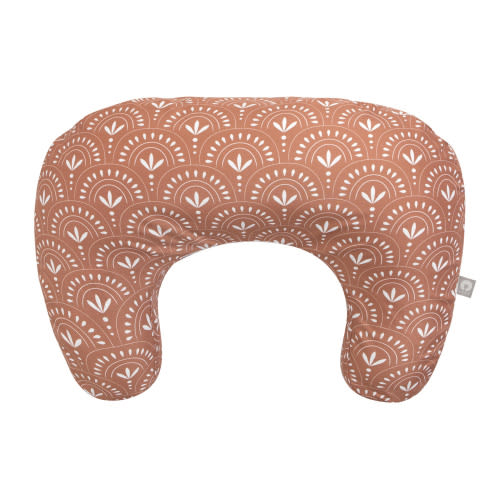 Boppy New Nursing Pillow – Clay Boho Arches – Larger, Firmer, More Supportive Pillow for Breastfeeding & Bottle Feeding