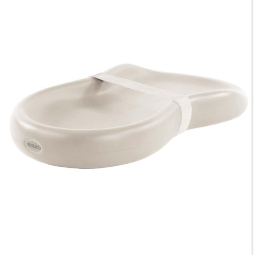 Keekaroo Peanut Changer Baby Vanilla– The Original Made in USA Easy-to-Clean Changing pad and The only Shell Over Foam, Fully Water Repellant