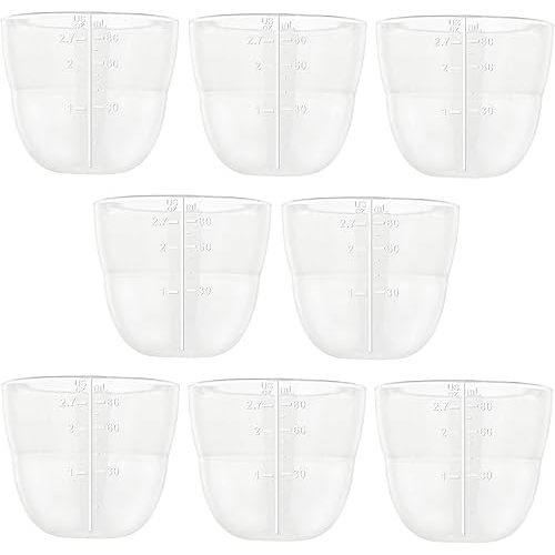 Maymom Dome Caps for Lansino Wide-Mouth Collar Ring, Spectra Wide-Mouth Collar Ring, Pigeon Wide-Mouth Collar Ring. Replace Lansino Bottle Cap, Compatible with Lansinoh Bottle Top, Lansino Bottle Lid