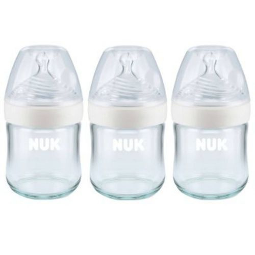 NUK Glass Baby Bottles - 4 fl oz/3pk