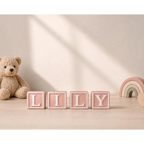 Block letters, Freestanding Name sign for Nursery shelf, Letters for baby room, Custom name, Nursery decor, Freestanding letters
