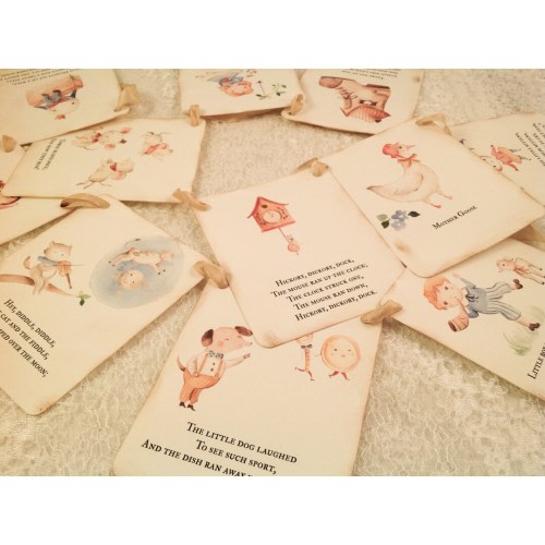 Nursery Rhyme Banner-Humpty Dumpty Storybook Banner-Mother Goose-Baby Shower Decorations-