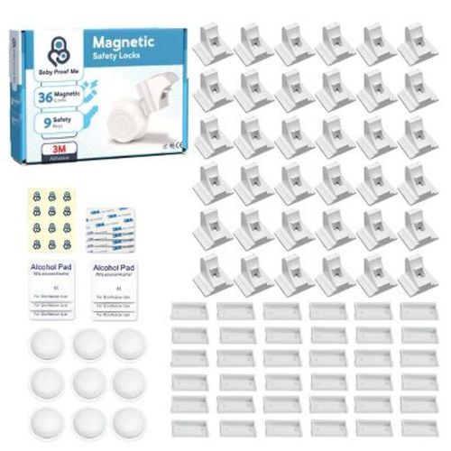 Baby Proof Me | Magnetic Safety Lock Kit (12Locks + 3Keys)