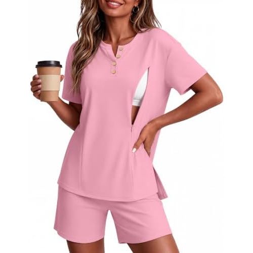 Maternity Nursing Pajama Set