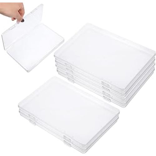 6PCS Freeze Flat Breastmilk Storage Organizer, Clear Breast Milk Storage Freezer Container Tray, Space Saving Breastmilk ContainerBreast Milk Breastfeeding Bags Organizer, 7.48 x 5.12 x 0.67 in