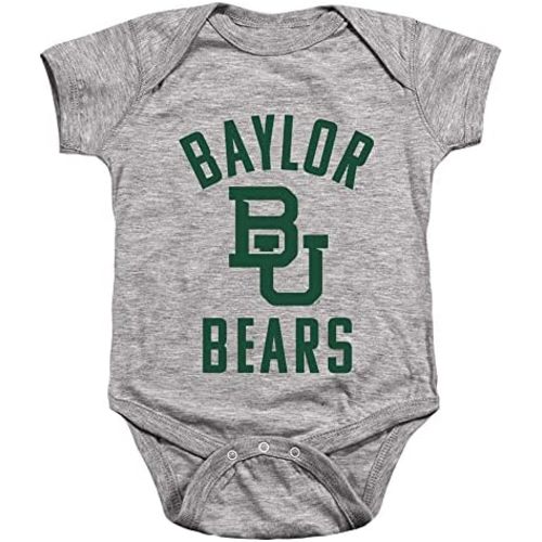 Baylor University Official One Color Logo Unisex Infant Snap Suit for Baby