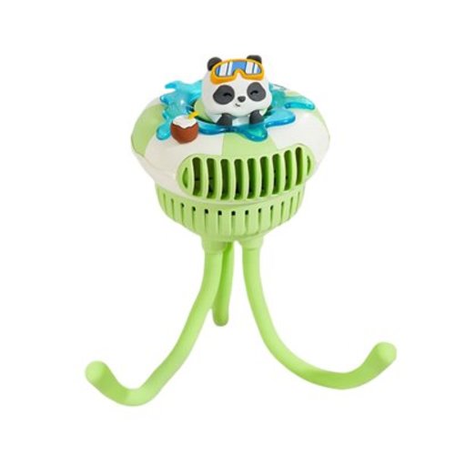 FEISHENTT Stroller Fan - Baby Stroller Clip Fan | with 3 Speed Settings | Swimming Ring Doll Baby Octopus Blower | Quiet Travel Gear for Outdoor Camping Bedroom Sleeping Crib Car Seat