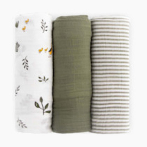 Little Unicorn Muslin Cotton Swaddle 3 Pack - Forest Friends