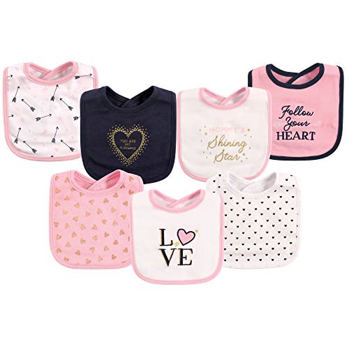 Hudson Baby Unisex BabyCotton Bibs