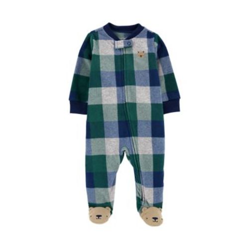 Baby Boys Microfleece Footie Pajamas