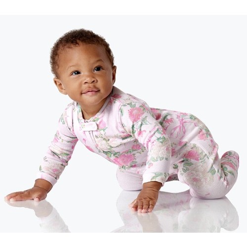 LoveShackFancy Cabbage Rose Organic Nursery Pajama | Pottery Barn Kids