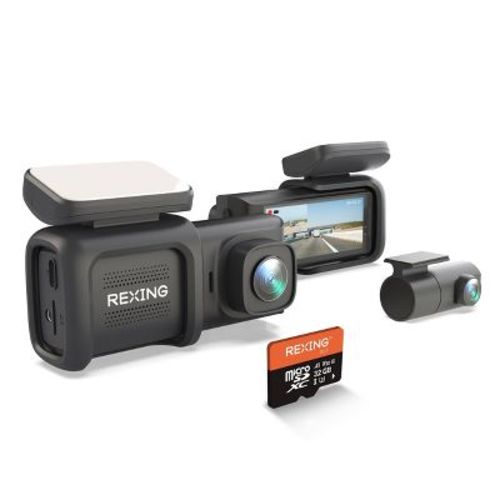 Rexing Dt2 Dual Channel 1080p Front And Rear Dash Cam