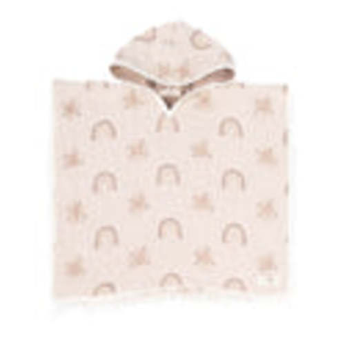 Rainbow Gauze Hooded Poncho | Sand Cloud