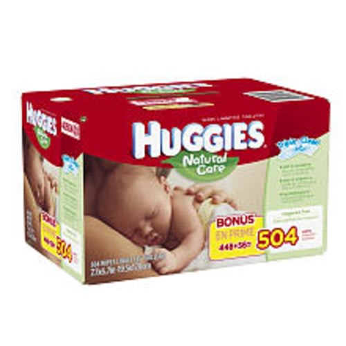 Huggies Natural Care Fragrance Free Baby Wipes