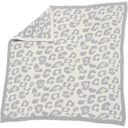 Barefoot Dreams CozyChic in The Wild Baby Blanket, Ocean/Cream