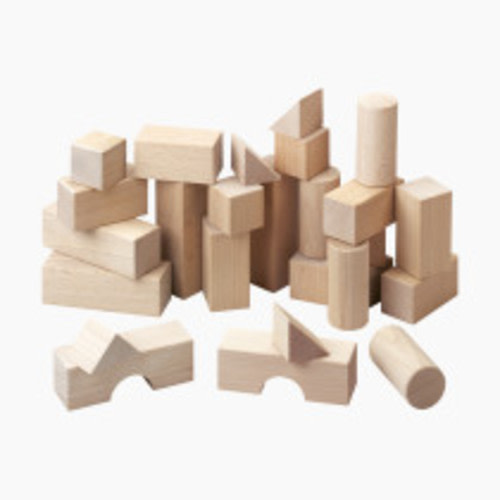 HABA 26 Piece Wooden Blocks Starter Set