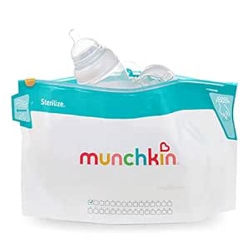 Munchkin® Sterilize™ Microwave Bottle Steam Sterilizer Bags, 30 Uses per Bag, 6 Pack