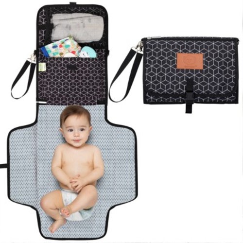 KeaBabies Ezee Diaper Changing Pad, Portable Diaper Changing Mat, Waterproof Foldable Diaper Changing Pad