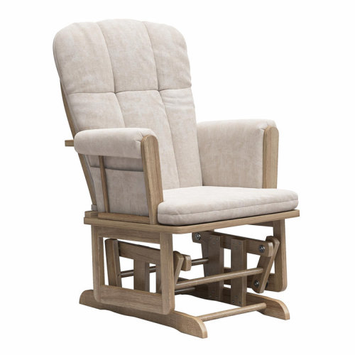 Ophelia & Co. Harmony Glider Rocker Nursery Chair, Taupe Microfiber | Wayfair