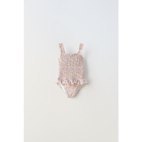 1-6 YEARS/ TEXTURED HEART SWIMSUIT6 MONTHS - 6 YEARS/ FLORAL SWIMSUIT6 MONTHS - 6 YEARS/ WIDE STRIPE SWIMSUIT