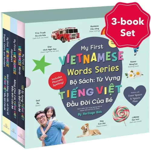 My First Vietnamese Words Series By Heritage Kids Press, Southern Saigon Dialect, Vietnamese Children Book, Baby Book for Kids, Vietnamese Books For Toddlers