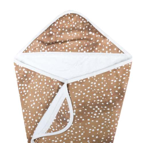 Premium Baby Knit Hooded Towel - Fawn