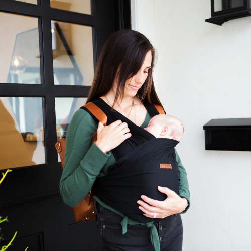 JJ Cole Agility Flex Stretch Baby Carrier – Infant Carrier to Toddler Carrier 8 to 35 Pounds – 1 Size Fits Most – Women 6-20 and Men XS-2X