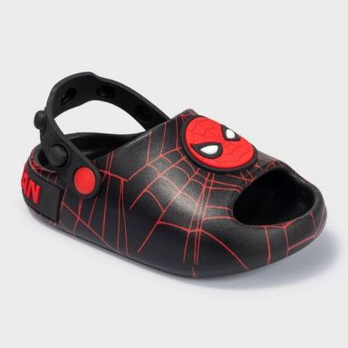 Toddler Spider-Man Clog Sandals - Black 10T