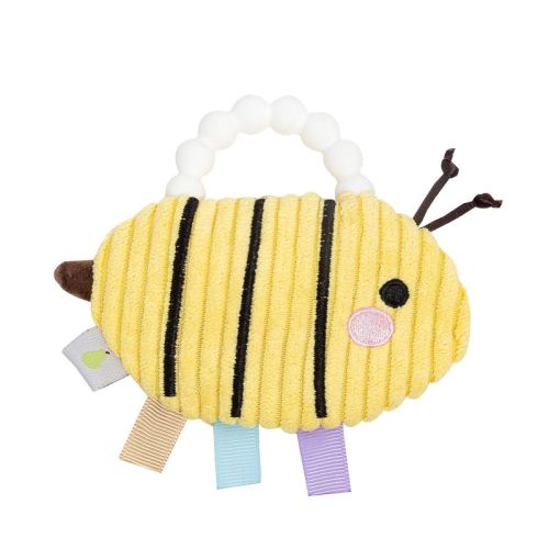 Pearhead Plush Silicone Teether - Bee