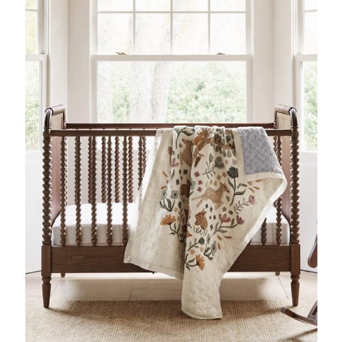 Jenny Lind Heirloom Deep Brown Wood Convertible Baby Crib