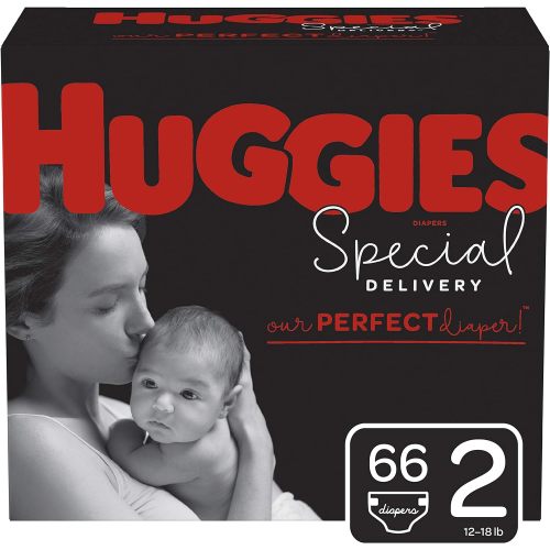 Huggies Special Delivery Hypoallergenic Baby Diapers, Size 2, 66 Ct