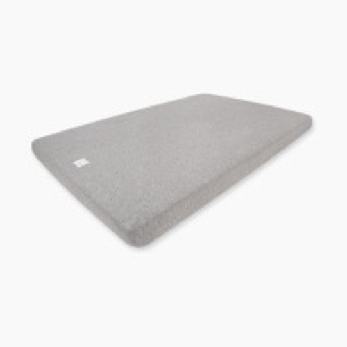 Burt's Bees Baby Fitted Mini Crib Sheet For Portable Play Yards, Pack 'N Plays, And Mini Cribs - Heather Grey