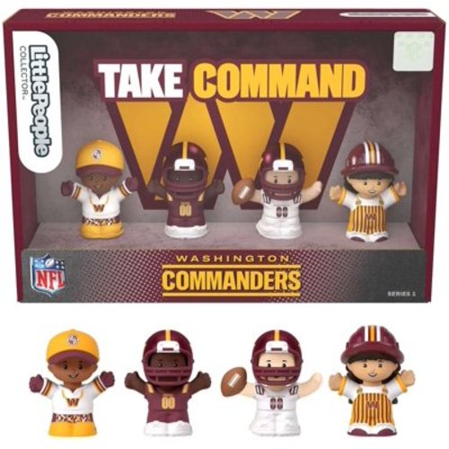 Fisher-Price Little People Washington Commanders Four-Piece NFL Collector Set