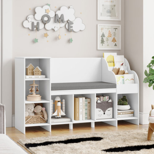 Lark Manor™ Aleedis 31.5" H x 54.5" W Cube Bookcase & Reviews | Wayfair