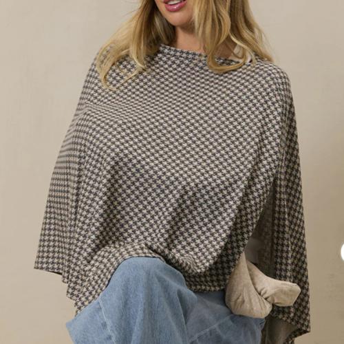 Solly Baby Stormy Houndstooth Nursing Cover