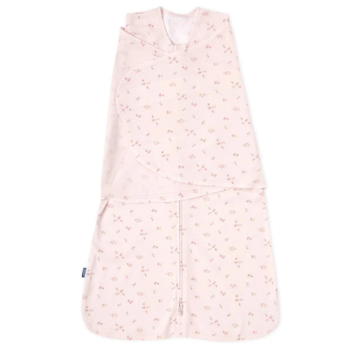 Pink Floral Cotton Swaddle Newborn | HALO
