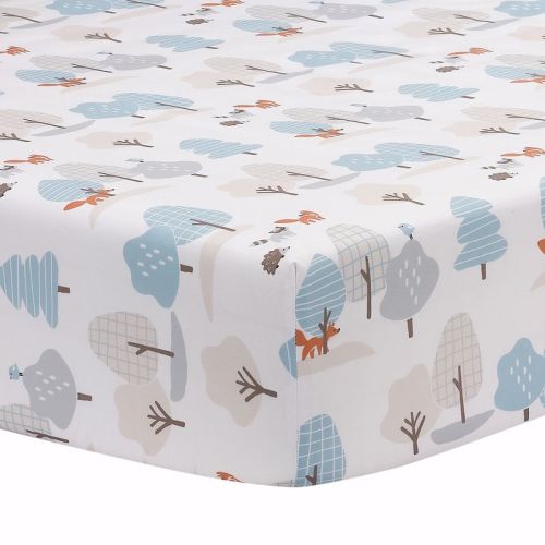 Bedtime Originals Sleepytime Bear Woodland Baby/Toddler Fitted Crib Sheet