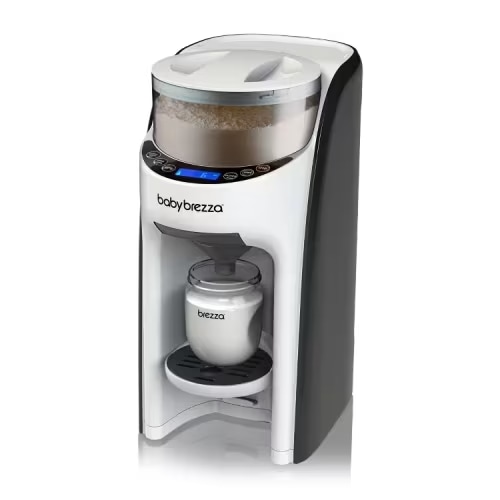 Baby Brezza New and Improved Formula Pro Advanced Formula Dispenser Machine - Automatically Mix a Warm Formula Bottle Instantly - Easily Make Bottle with Automatic Powder Blending, White