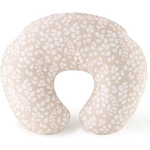 The Peanutshell Nursing Pillow for Breastfeeding, Breast Feeding Pillows for Babies, New Baby Essentials, Beige Botanical